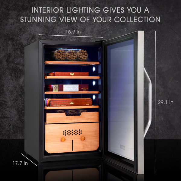 Schmécké 250 Cigar Cooler Humidor With Precise Humidity Control